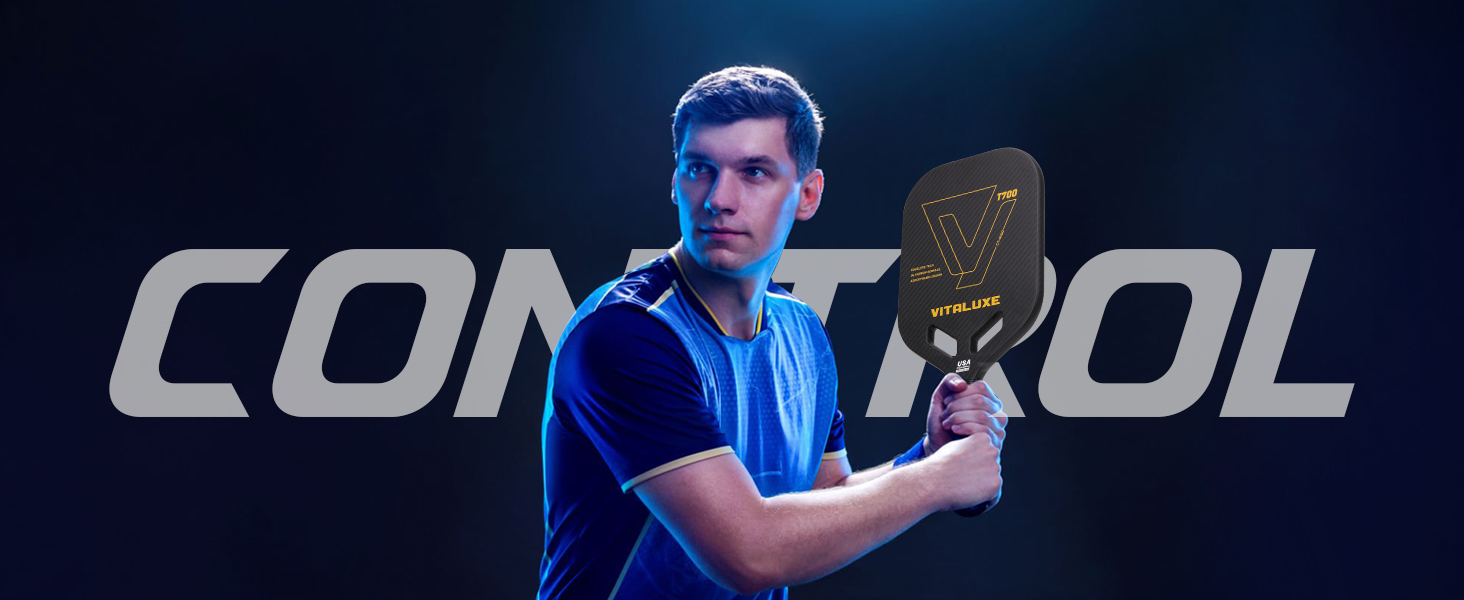 Carbon Fiber Pickleball Paddle, Edgeless T700+3K Textured Carbon Friction Surface，Thermoformed Pickleball Paddle with Aerodynamic Design Used for tournaments, Power & Control & Spin Max
