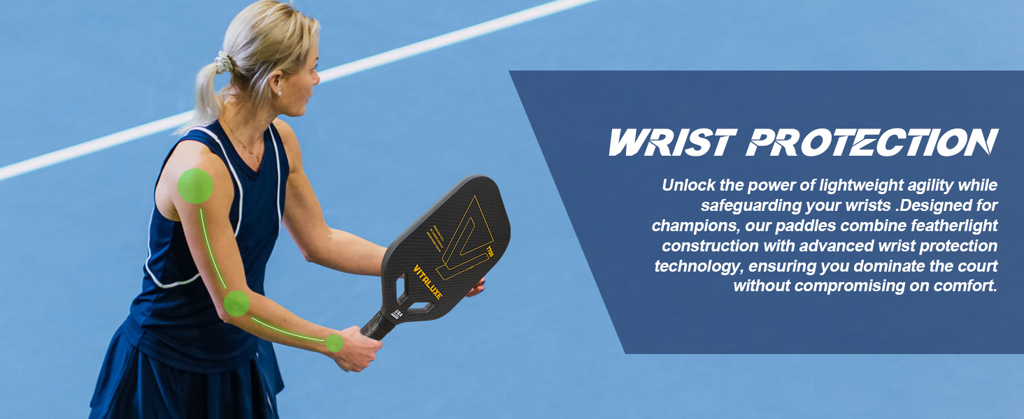 Carbon Fiber Pickleball Paddle, Edgeless T700+3K Textured Carbon Friction Surface，Thermoformed Pickleball Paddle with Aerodynamic Design Used for tournaments, Power & Control & Spin Max